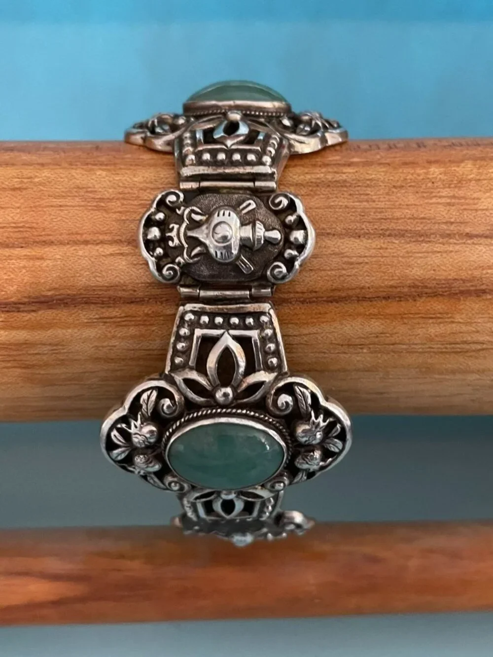 Vintage Sterling Silver Edwardian Bracelet 7